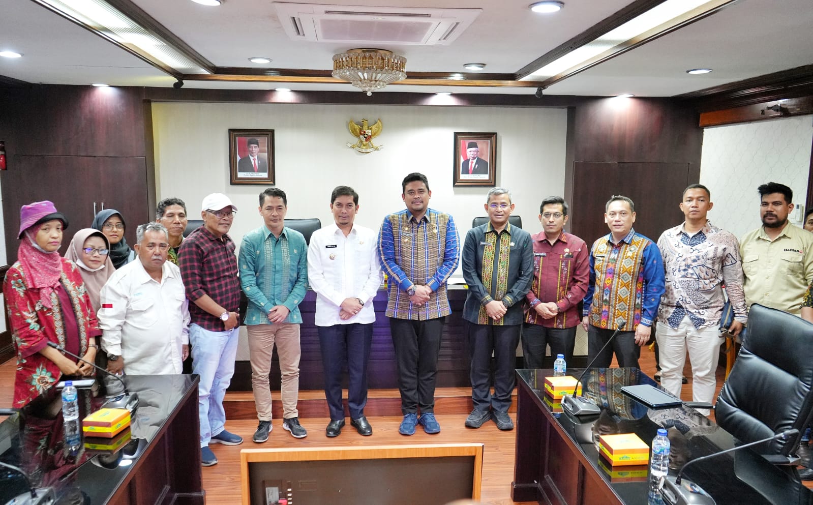 Terima Kunjungan Wali Kota Sawahlunto, Bobby Nasution: Tahun Ini Pembangunan Medan Lebih Massif