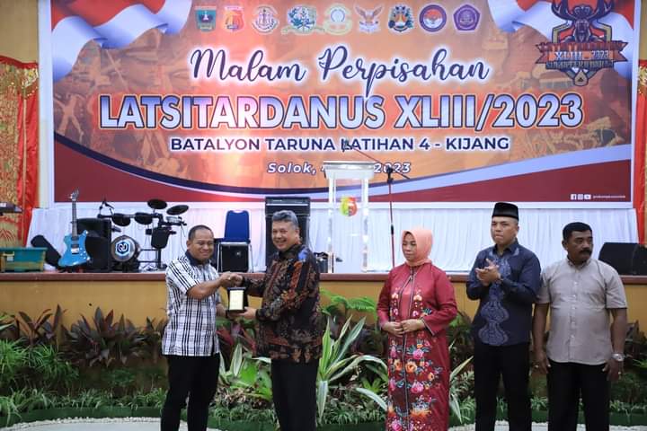 Walikota Solok H. Zul Elfian Umar hadiri malam perpisahan Latsitardanus XLIII Tahun 2023