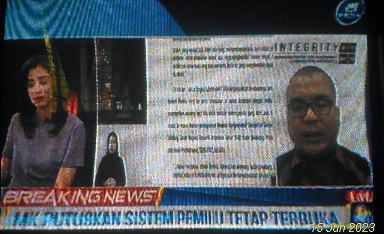 MK Resmi Tetapkan Sistem Pemilu Tetap Terbuka dan Menolak Sistem Pemilu Terutup