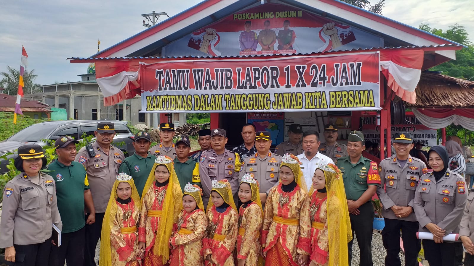 Kasat Binmas Polresta Deli Serdang Dampingi Wadir Binmas Polda Sumut Dalam Penilaian Lomba Sat kamling
