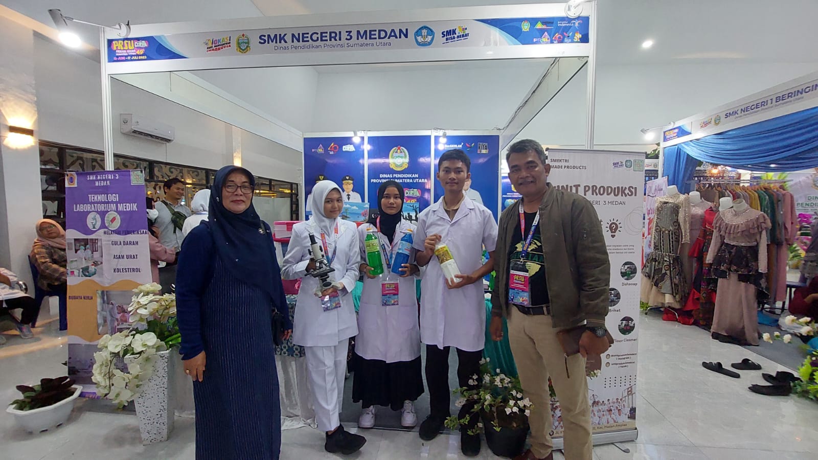SMK Negeri 3 Medan Pamerkan Produk Unggulan di PRSU