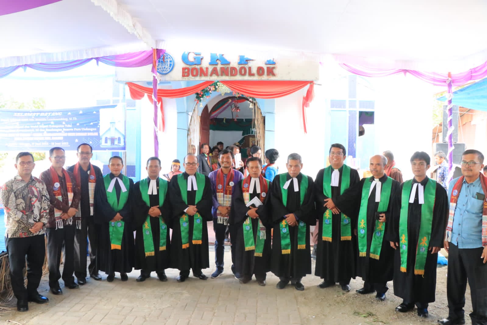 Wakil Bupati Toba Hadiri Pesta Ulang Tahun ke- 50 GKPI Bonan Dolok