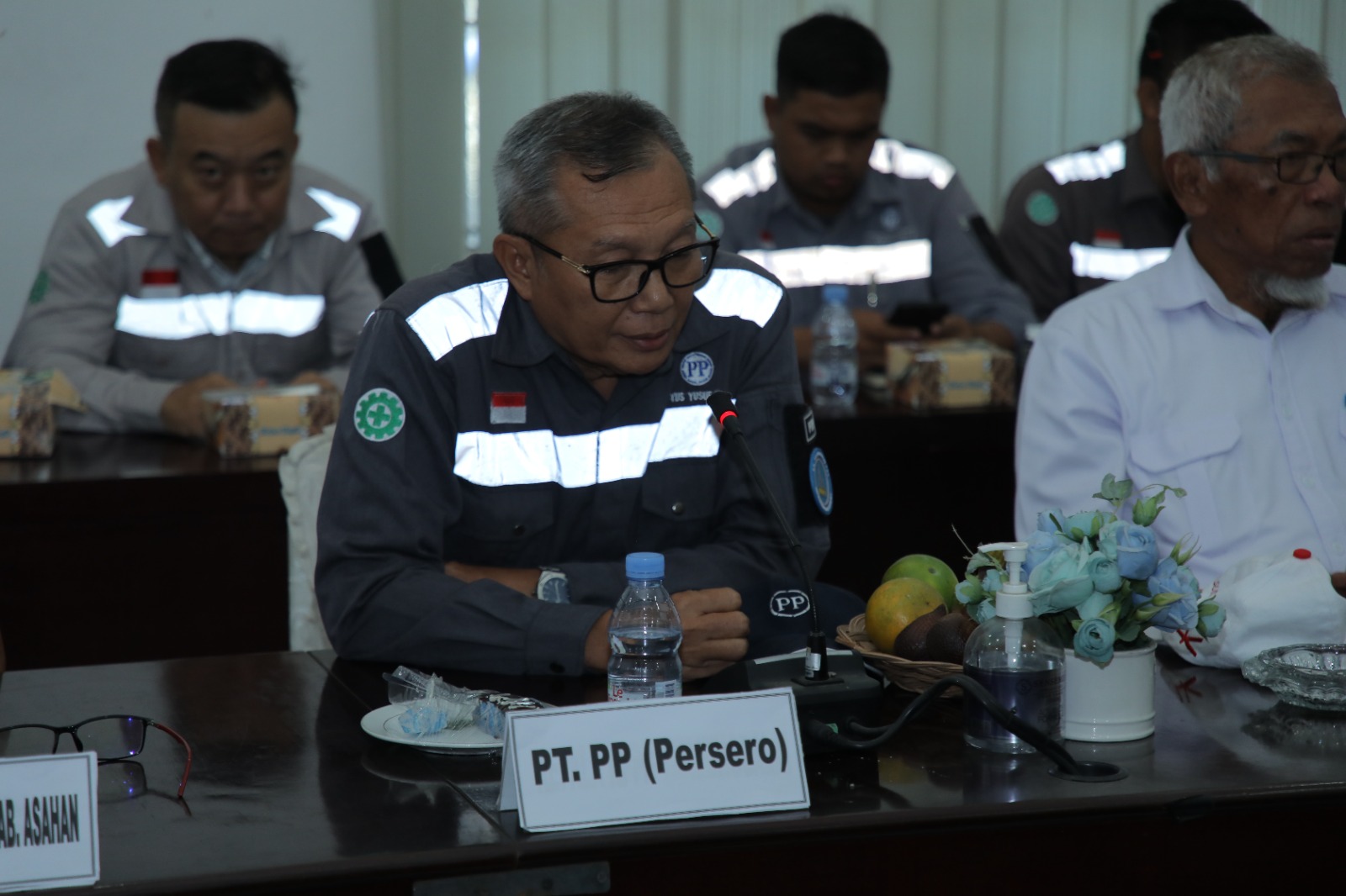 Bupati Asahan Pimpin Rapat dengan PT. PP dan PT. BSP