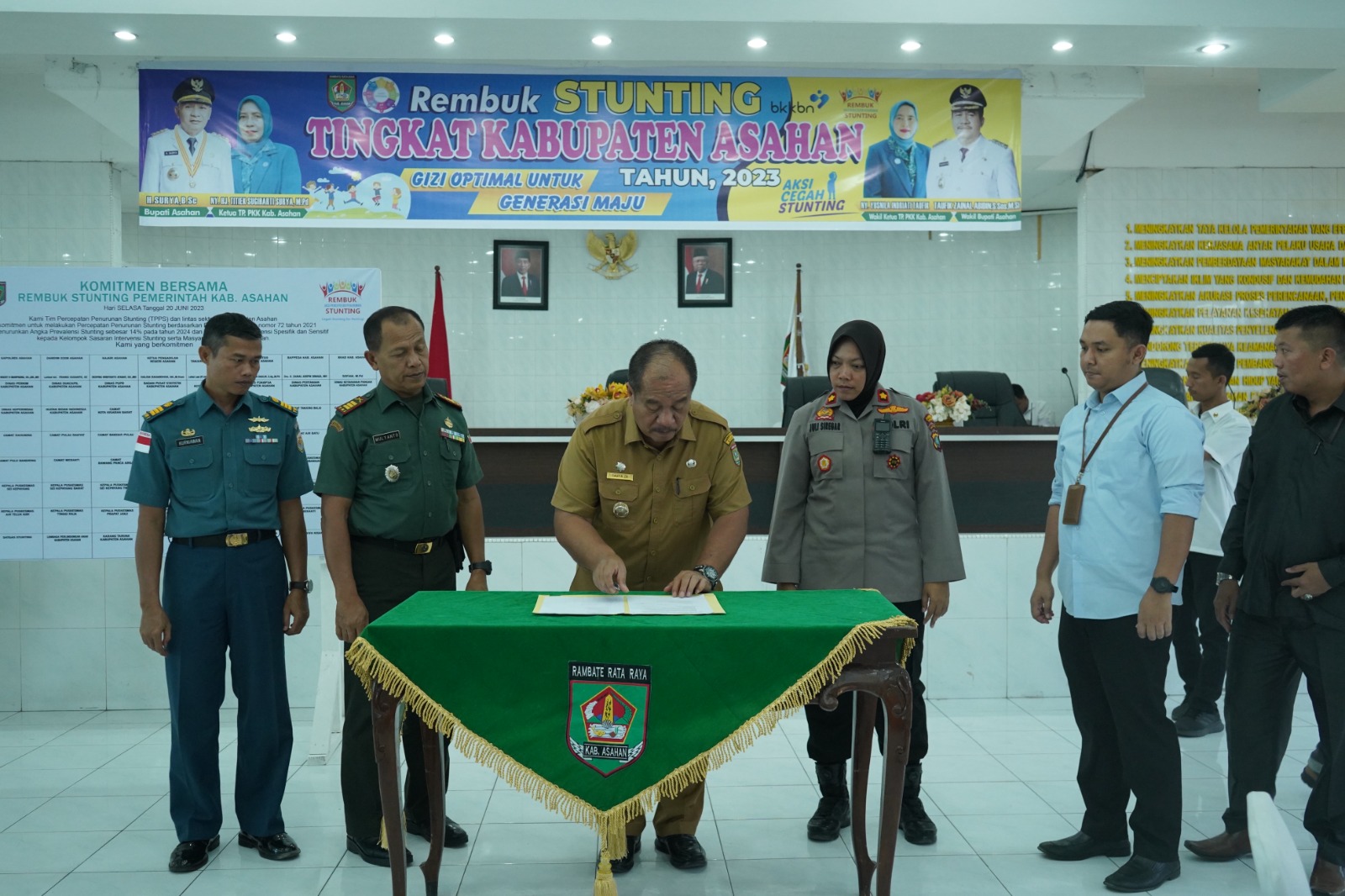 Wabup Asahan Buka Rembuk Stunting Tingkat Kabupaten Asahan Tahun 2023