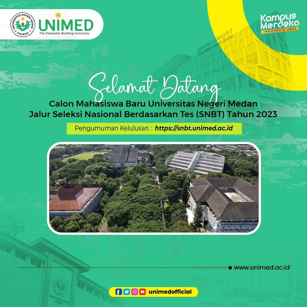 Unimed Terima 4.267 Mahasiswa Baru Jalur SNBT 2023