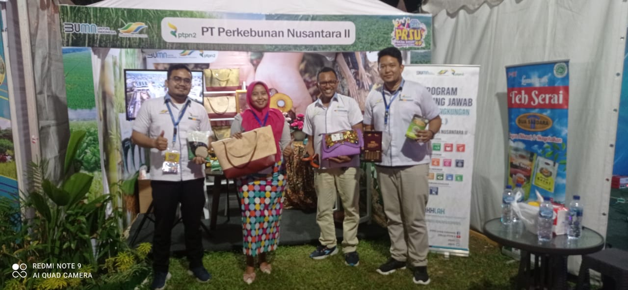 PTPN II promosikan tas produk napi wanita Lapas Kelas II Tanjung Gusta Medan