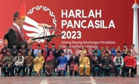 LAPAS KELAS IIB PADANGSIDIMPUAN KANWIL KEMENKUMHAM SUMUT GELAR UPACARA PERINGATAN HARI LAHIR PANCASILA