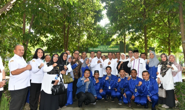 Tinjau SMA Unggulan CT Foundation Edy Rahmayadi Kagum Kedermawanan Chairul Tanjung