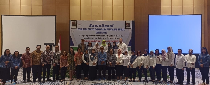 Ombudsman Sumut Sosialisasi ke Pemda, Kepolisian dan BPN Se-Sumut, Jelang Penilaian Penyelenggaraan Pelayanan Publik Tahun 2023