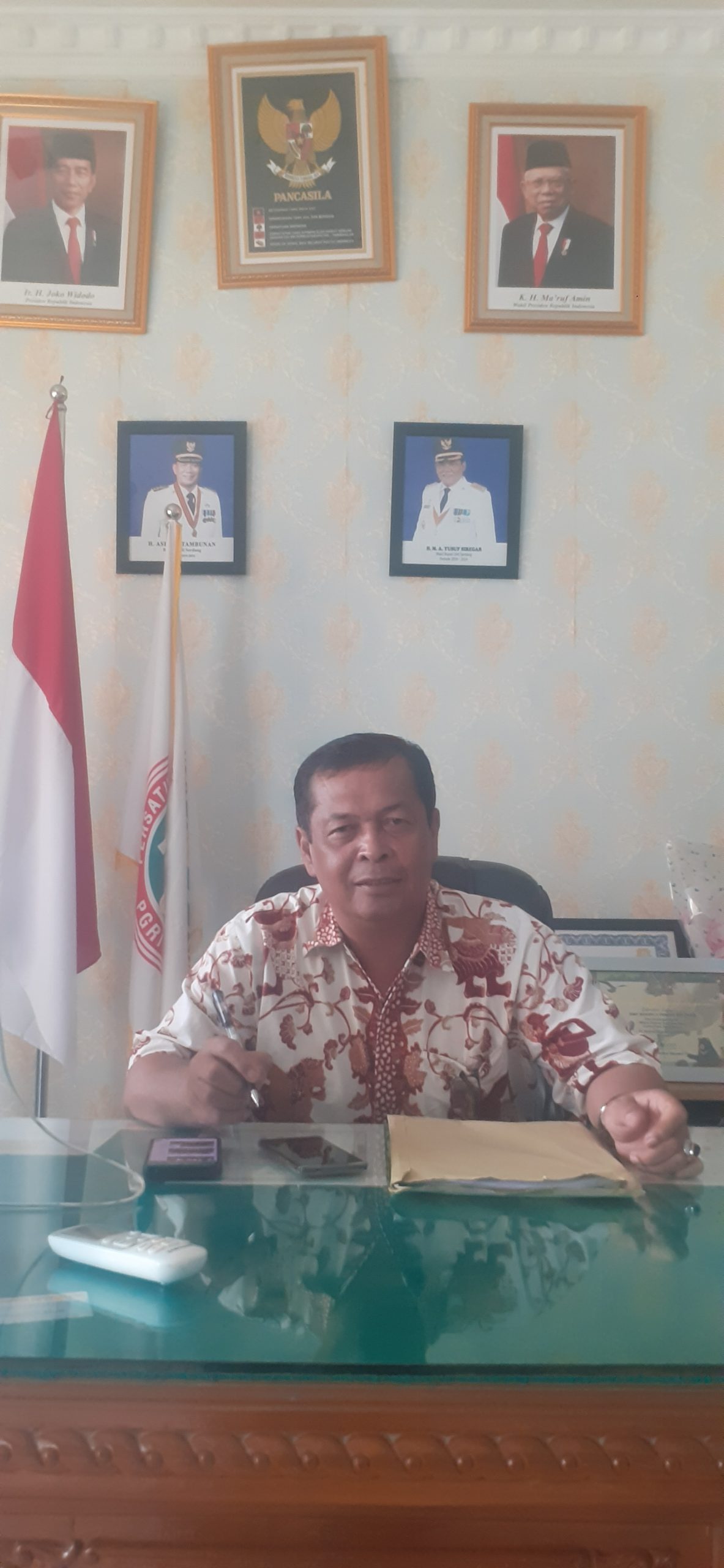 SMPN 2 Percut Sei Tuan Terima 320 Siswa Baru, Dahlan Tobing : Animo Orang Tua Untuk Menyekolahkan Anaknya Cukup Tinggi