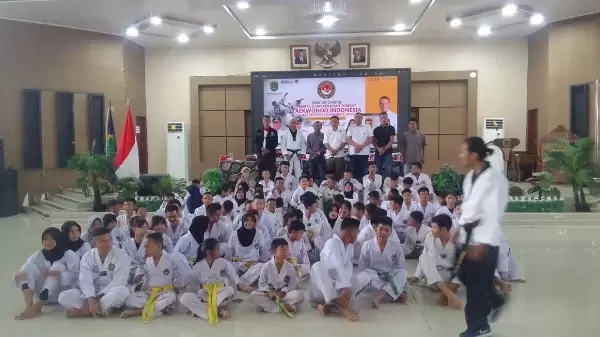 Pengurus Cabang Olah Raga Taekwondo Indonesia Kabupaten  Labura menggelar UKT gabungan