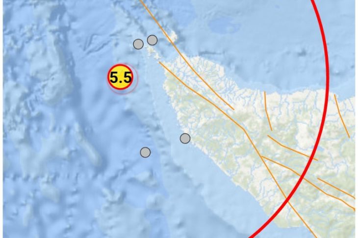 Banda Aceh Diguncang Gempa Magnitudo 5,5, Tidak Berpotensi Tsunami