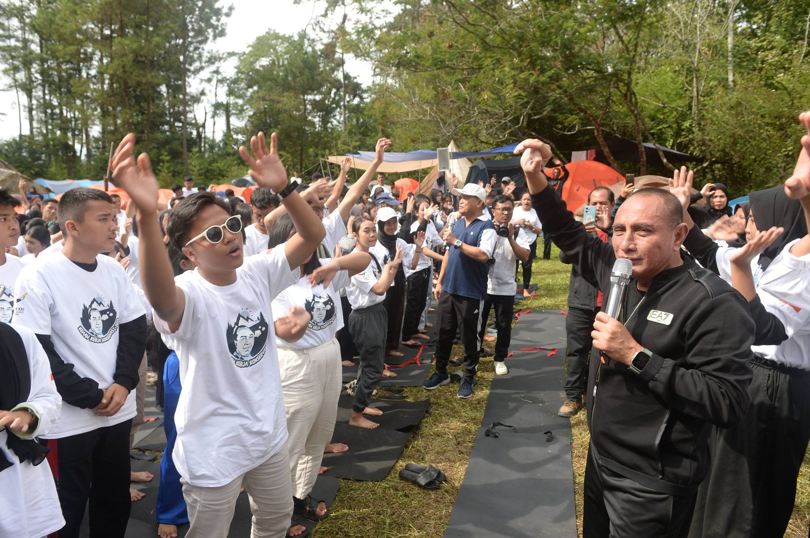 Kemah Pelajar di Tahura Diikuti Ratusan Siswa SMAN 3 Medan, Gubernur Sebut Kebebasan, Norma dan Estetika Penting Dalam Pendidikan