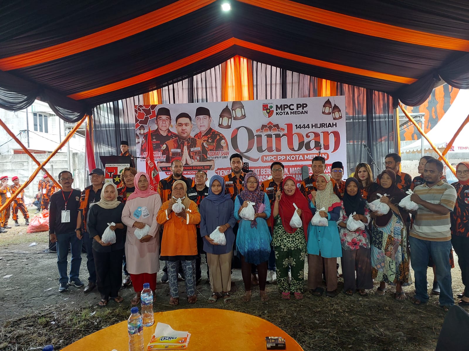 MPC PP Kota Medan Sembelih 10 Ekor Hewan Qurban di Hari Raya Idul Adha 2023, Ini Pesan Ketua MPW PP Sumut