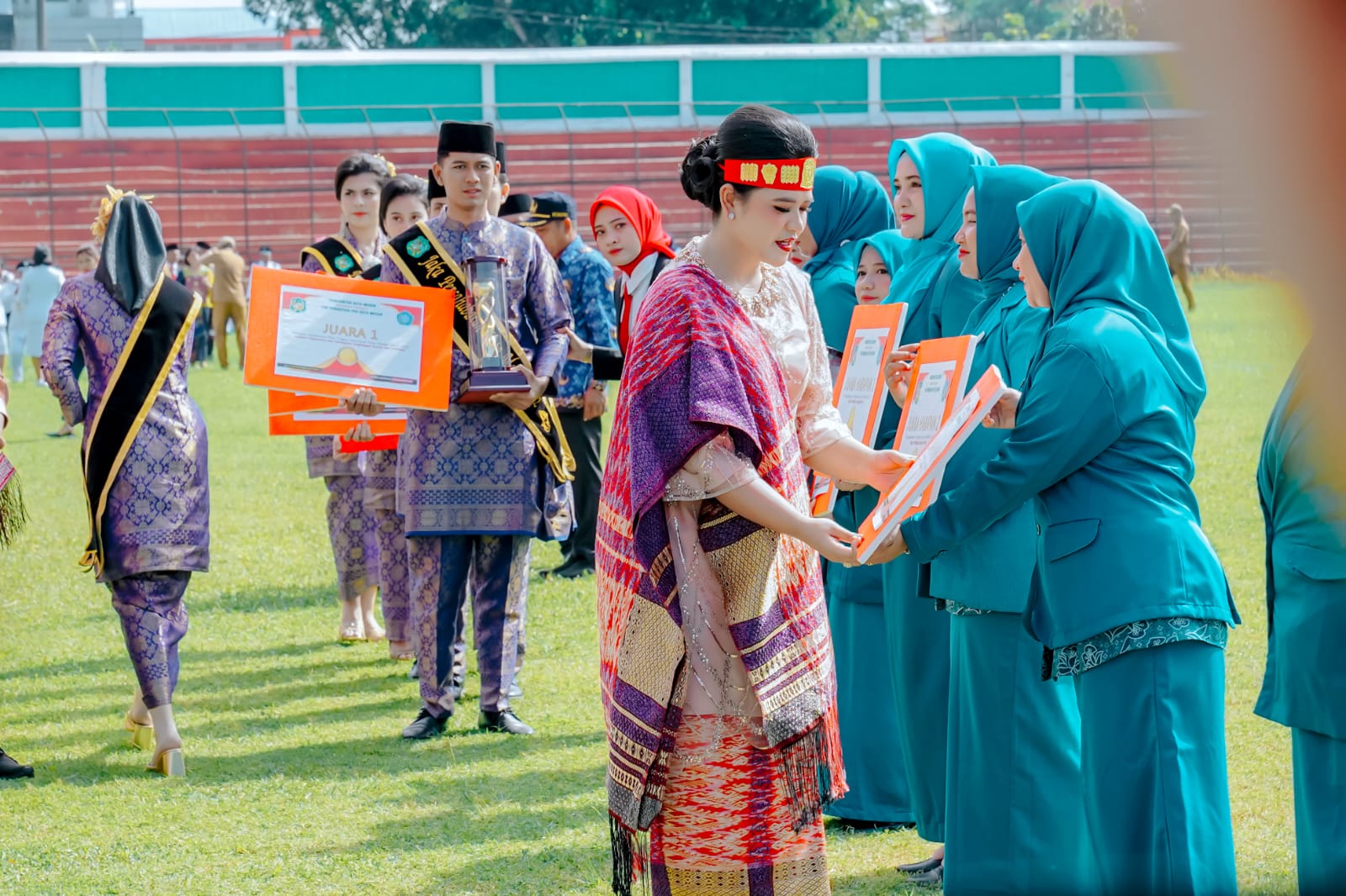 Kelurahan Simpang Selayang & Sei Rengas Permata Juara Pertama Penilaian Kebersihan PKK 2023