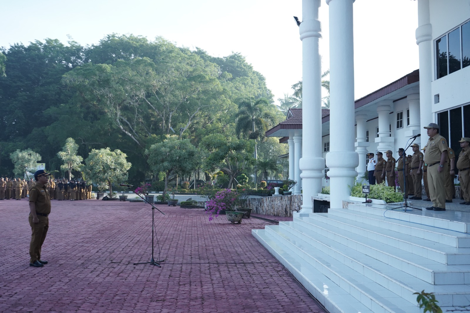 Pimpin Apel Gabungan, Wakil Bupati Asahan Minta ASN Terus Bekerja Optimal