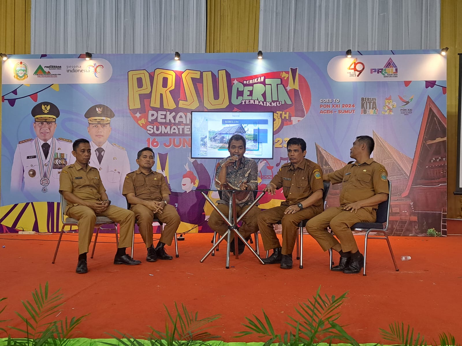 Dinas Perkim Sumut Sosialisasikan Program Rehab Rumah Tidak Layak Huni di Arena PRSU