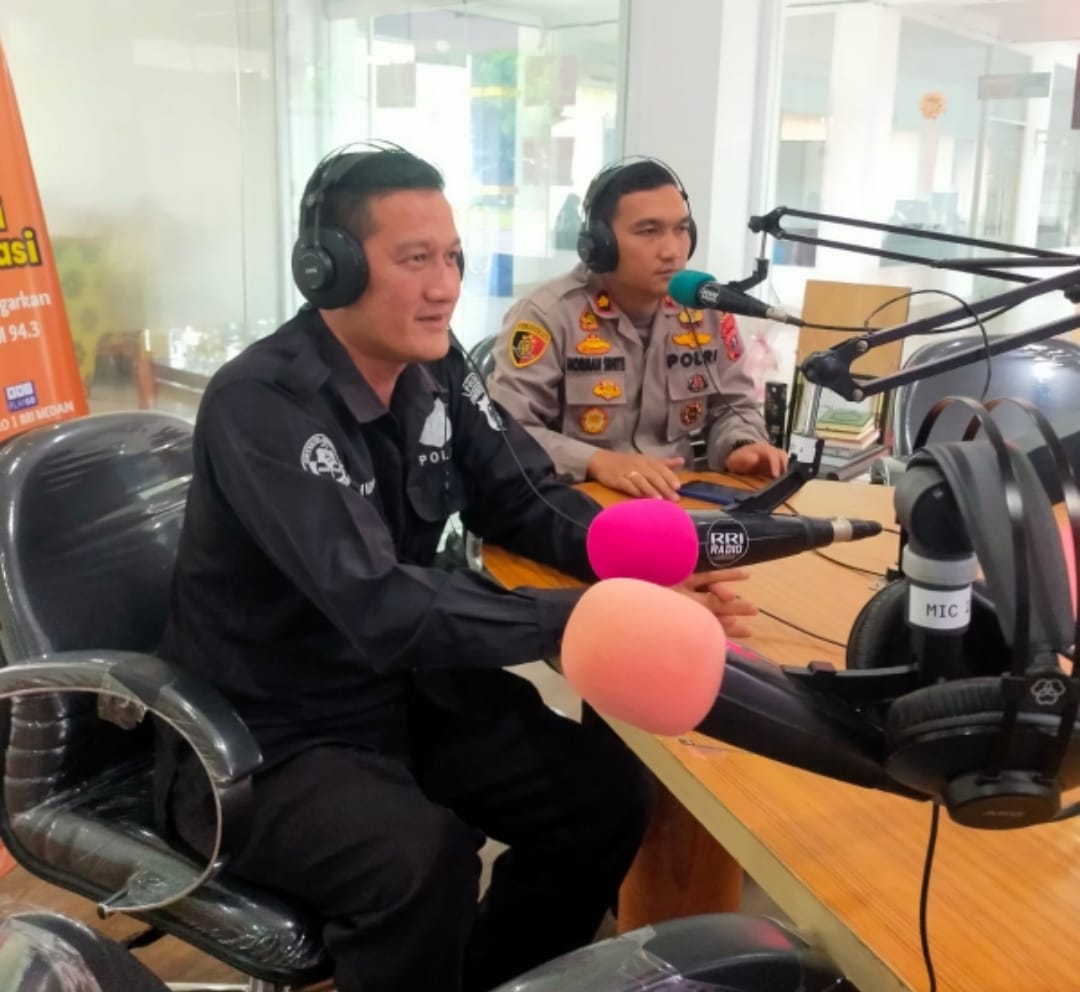 Dialog Interaktif Halo Polisi RRI Medan Upaya Penanggulangan Polsek Pancur Batu Terhadap 3C Dan Geng Motor