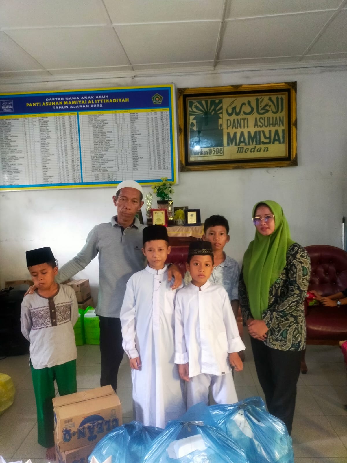 HUT ke 23 Tahun, Bakopam Sumut Jumat Berkah Berikan Makanan Ke Panti Asuhan Mamiyai
