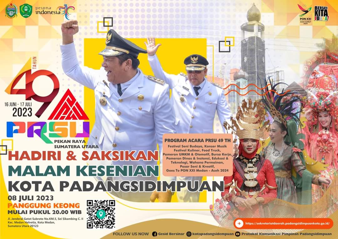 Rindu Kampung Halaman, Wali Kota Irsan Ajak Masyarakat Hadiri Malam Pagelaran Seni Dan Budaya Kota Padangsidimpuan