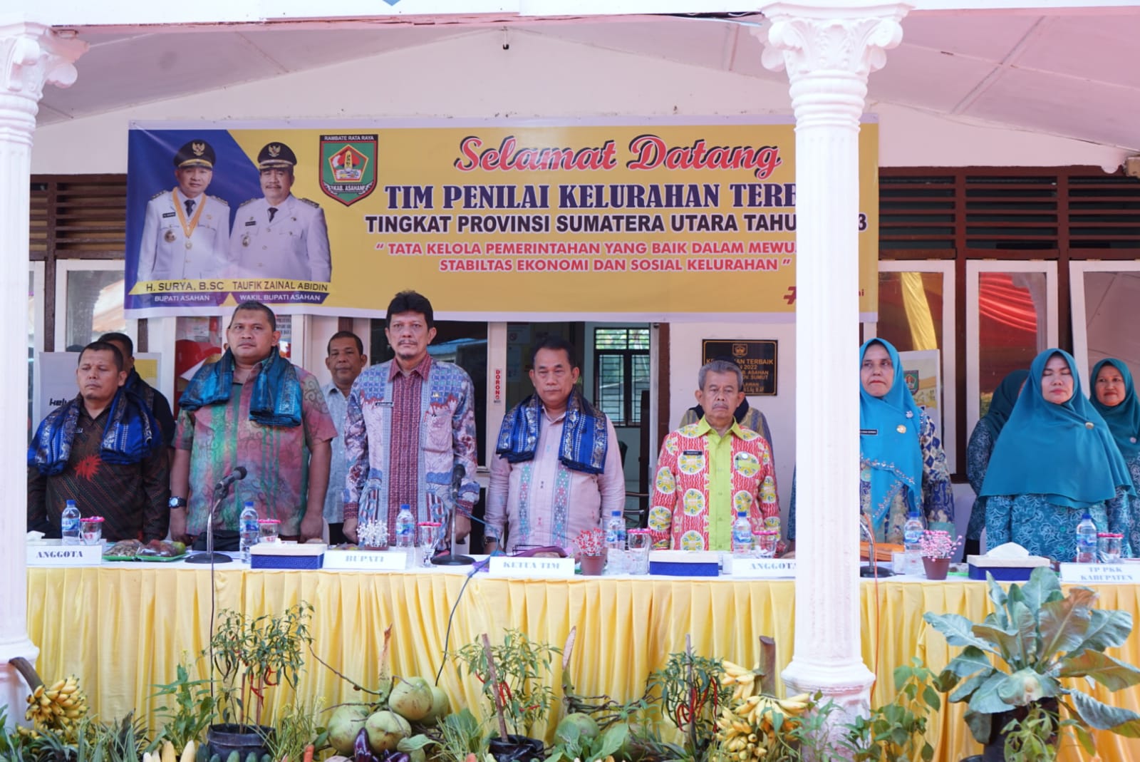Tim Penilaian Kelurahan Terbaik Tingkat Provinsi Sumut Sambangi Kelurahan Selawan