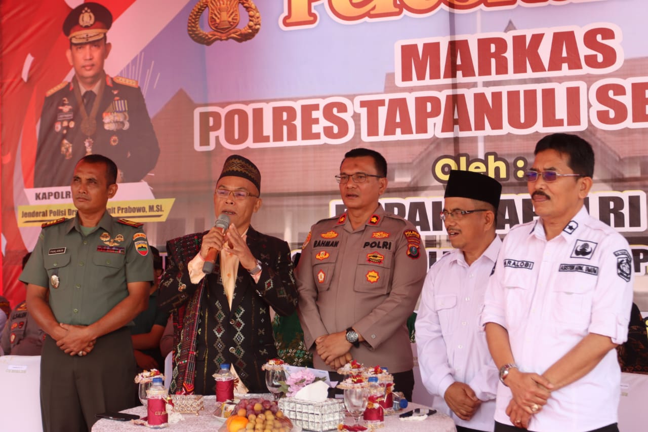 Usai Diresmikan Mapolres Yang Baru, Ketua Forkala : Sudi Kiranya Bapak Kapolri Hadir di Tapsel