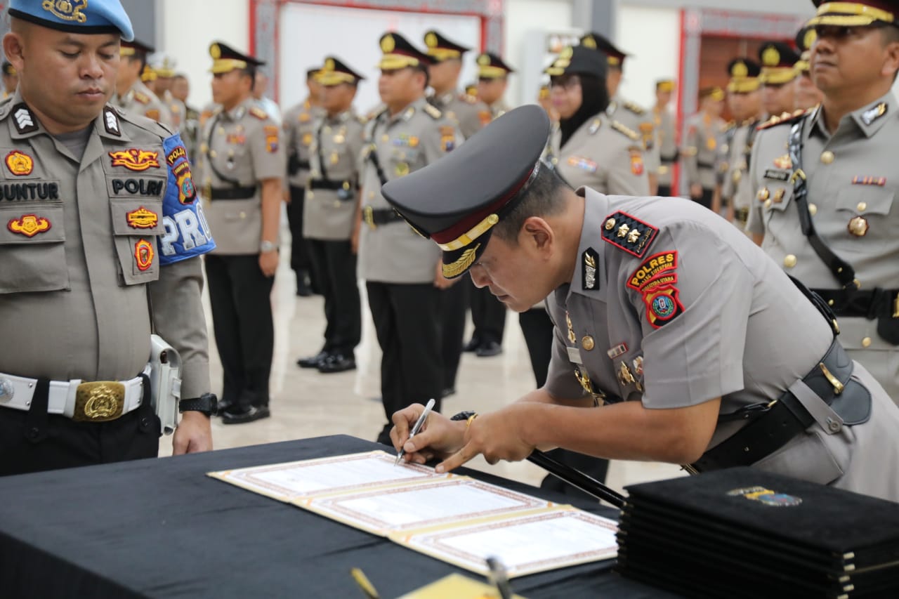 Kapolda Sumut pimpin Serah Terima para Pejabat Utama termasuk Kapolres Padangsidimpuan