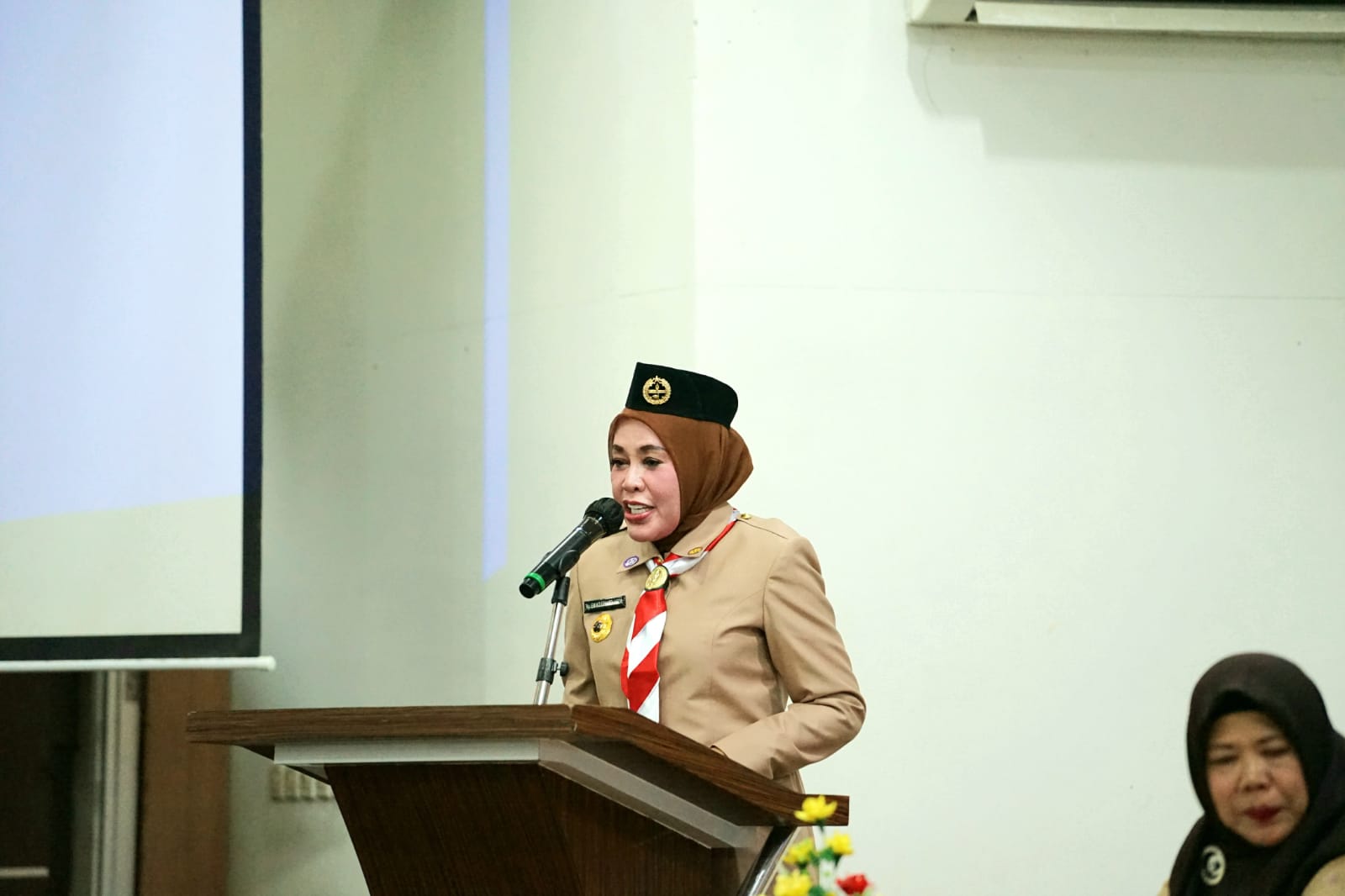 Kepala Disdikpora Kabupaten Solok Membuka secara resmi Muscablub Gerakan Pramuka Kwarcab 0302