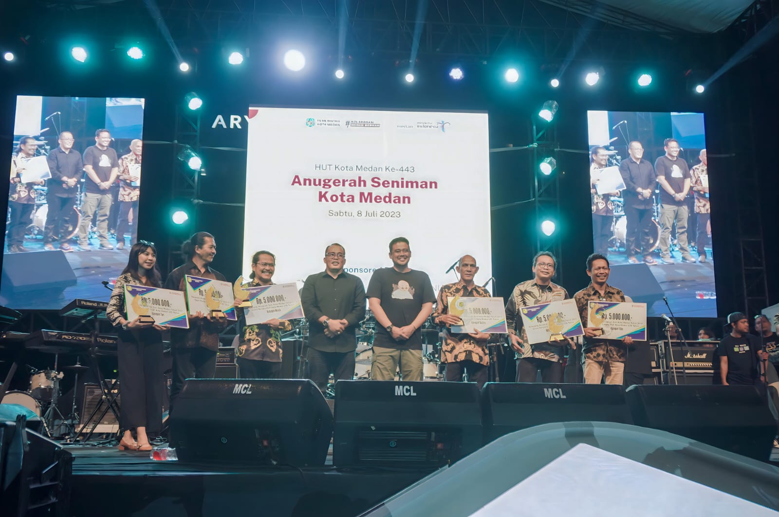 Baru Masa Kepemimpinan Bobby Nasution Pemko Beri Anugerah Seni kepada Seniman Medan