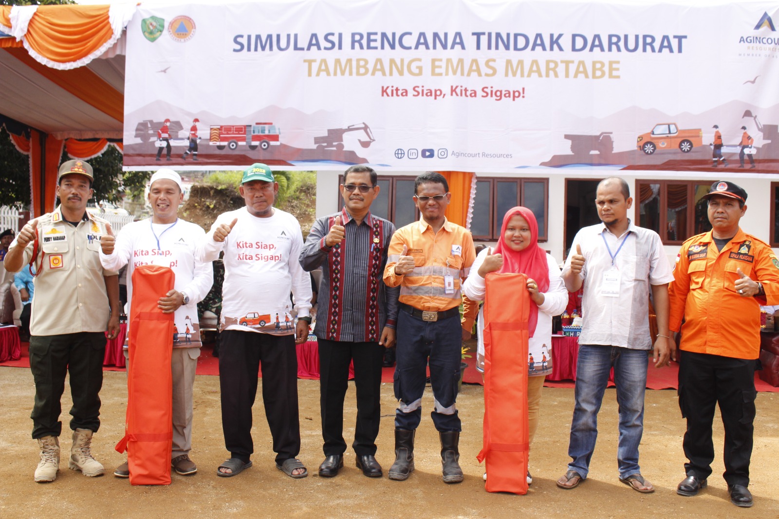 Rangkul Masyarakat, Agincourt Resources Terus Perkuat Kesiapsiagaan Bersama Hadapi Bencana