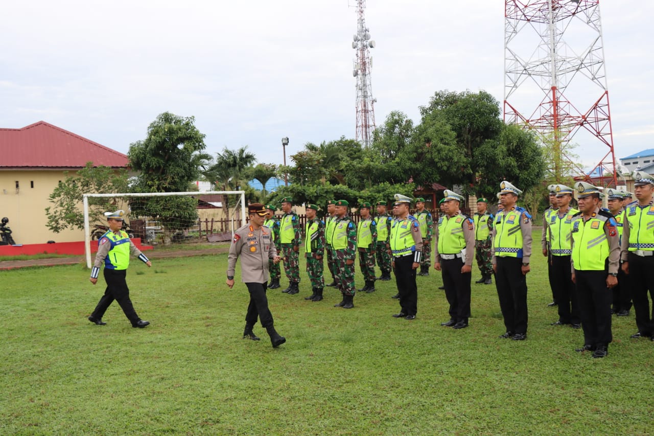 Polresta Deli Serdang Laksanakan Apel Gelar Pasukan Ops Patuh Toba 2023