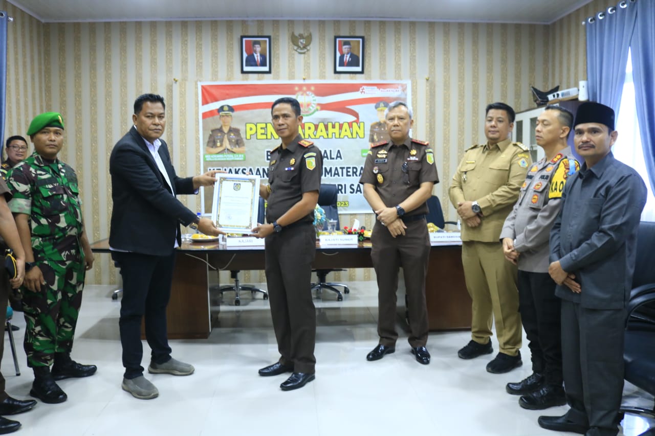 Bupati Samosir Sambut Kunjungan Kerja Kajati Sumut.