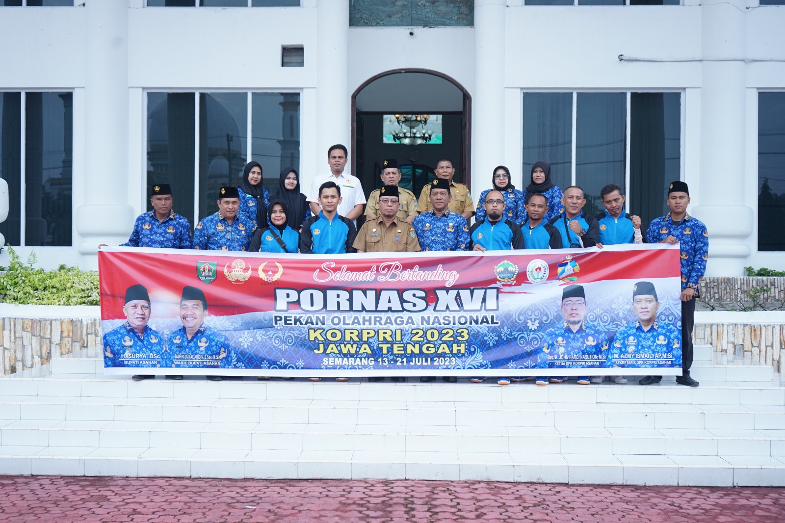 Sekda Kabupaten Asahan Lepas 6 Orang Atlet DPK KORPRI Asahan