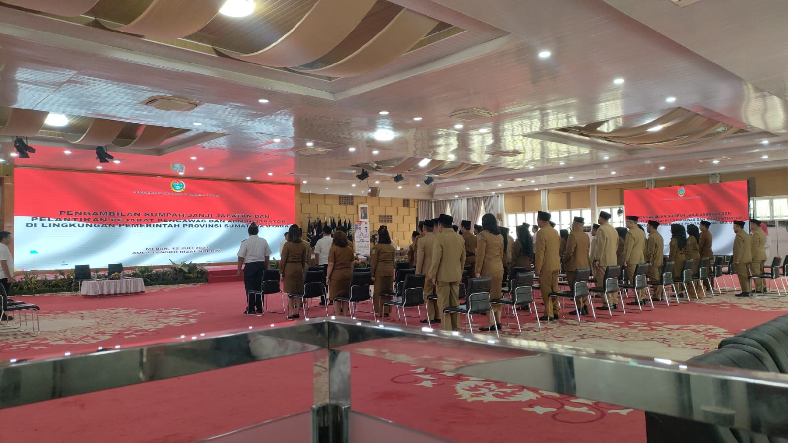 Jelang Habis Masa Jabatan, Gubsu kembali melantik 53 pejabat eselon III/IV, Ini Kata Edy Rahmayadi