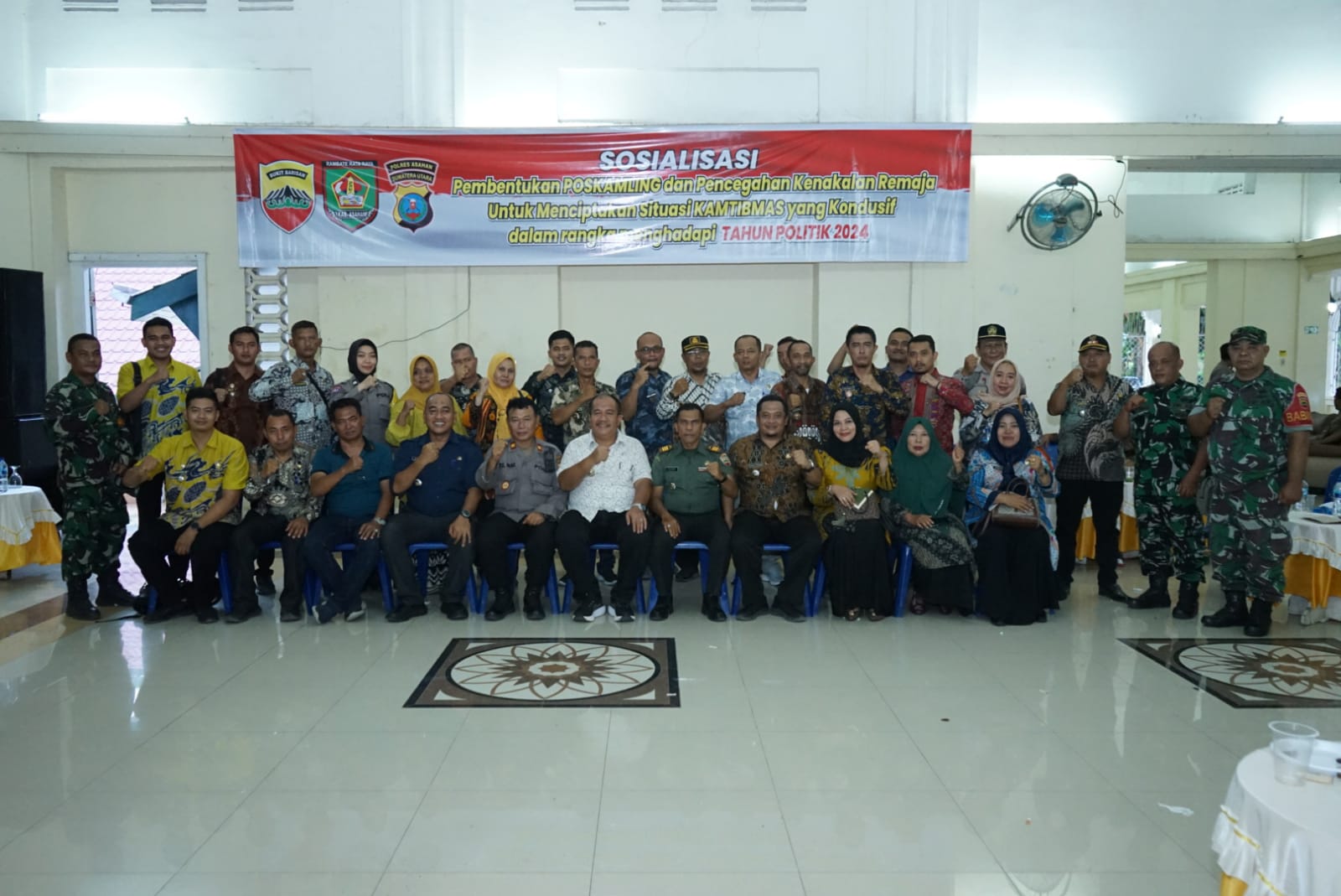 Wakil Bupati Ikuti sosialisasi Pembentukan Poskamling dan pencegahan kenakalan remaja
