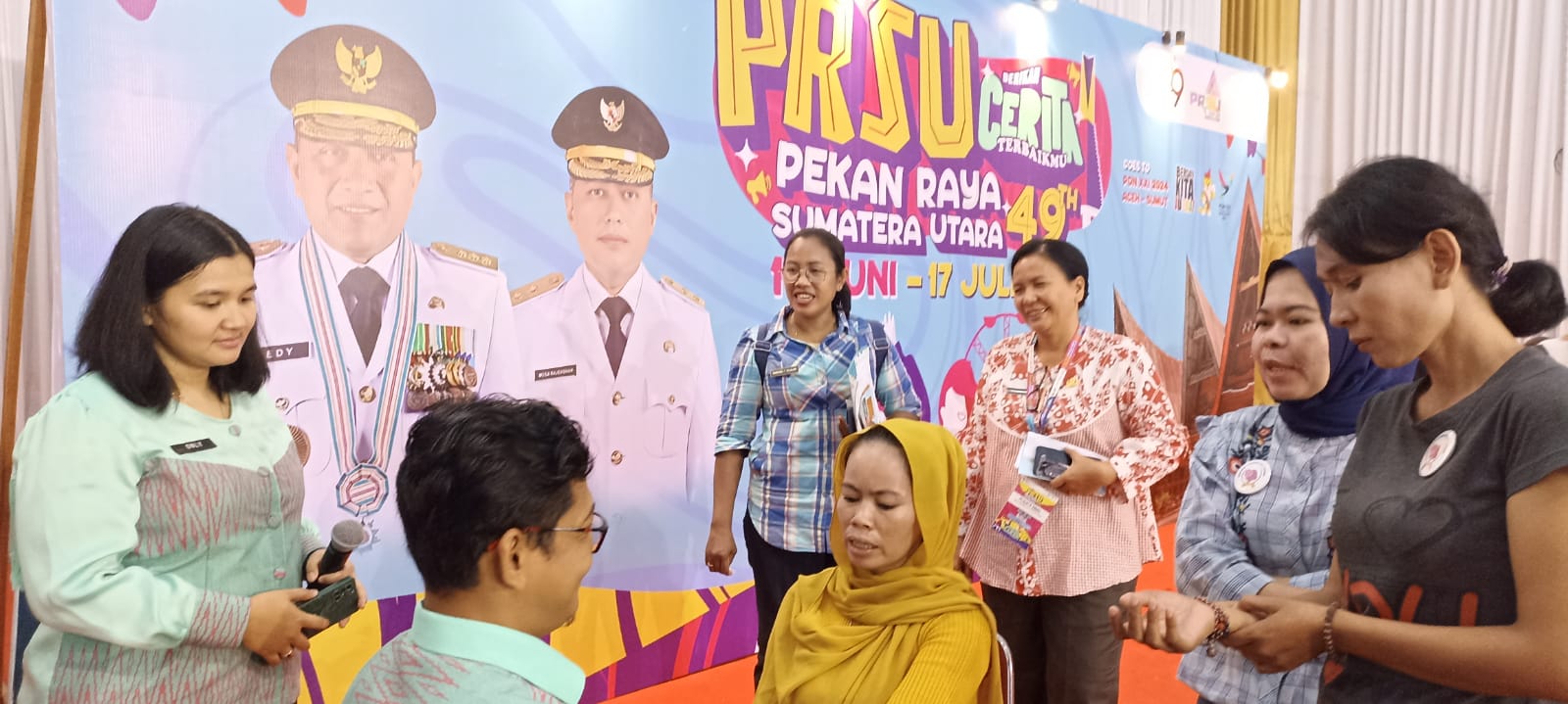Dinas Kesehatan Berikan Pelayanan Kesehatan Gratis di PRSU ke 49, Diantaranya Hipoterapi Berhenti Merokok