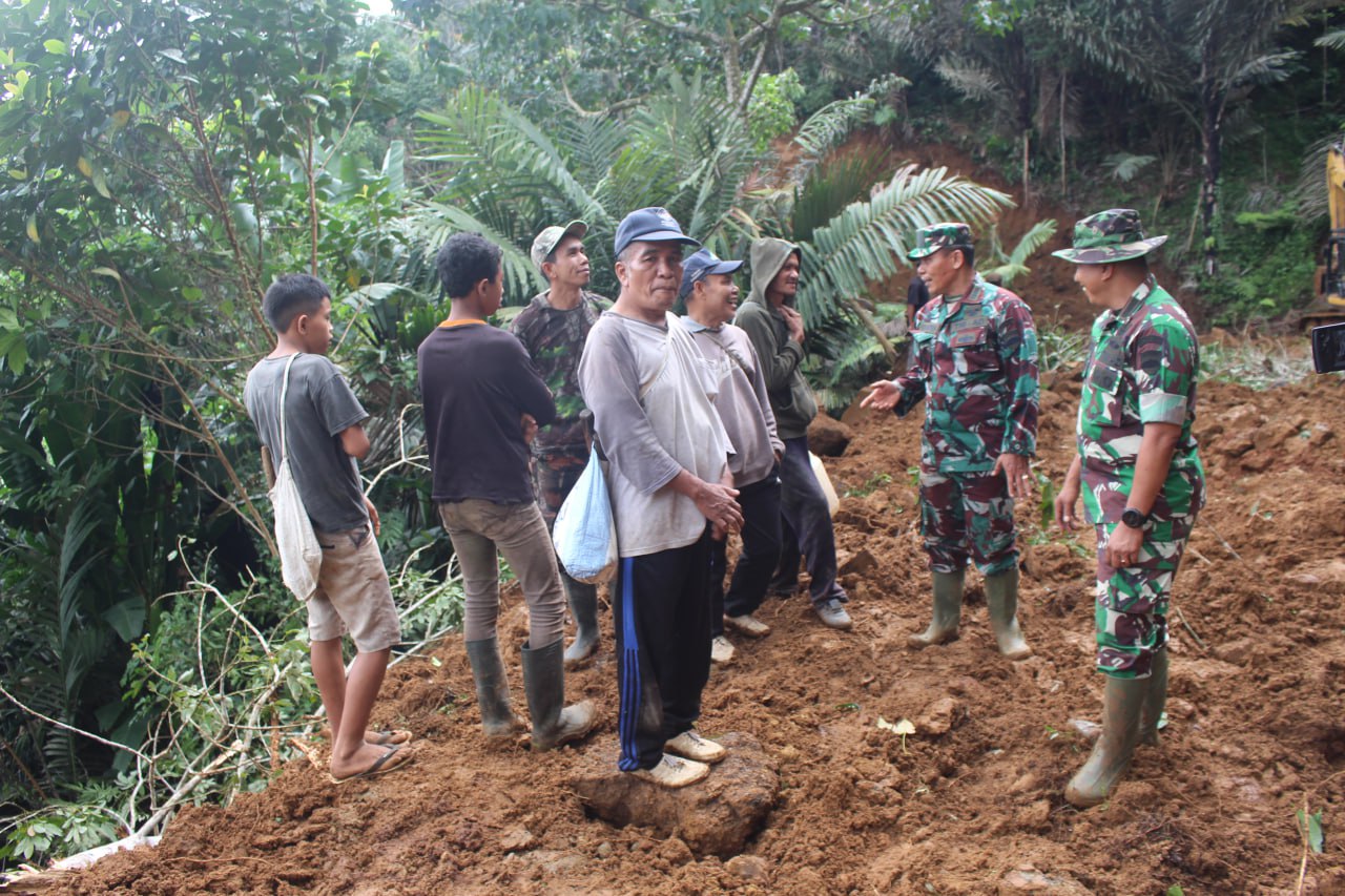 TMMD ke 117 Masyarakat Apresiasi dan Kompak Bangun Jalan, Letkol Inf Amrizal Nasution : Gotong Royong Cerminan Bangsa Indonesia