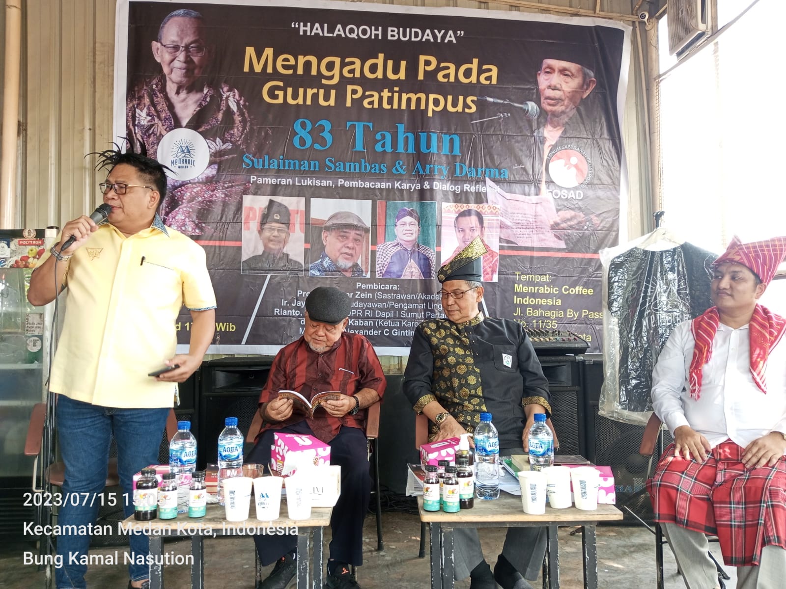 Halaqoh Budaya Fosad , Seniman Kurang Mendapat Perhatian Pemerintah, Ini Kata Anto Genk