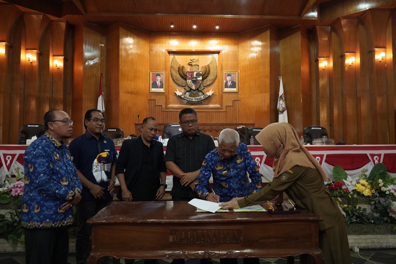 Bupati Asahan Sampaikan Pendapat Akhir Pada Rapat Paripurna DPRD Asahan