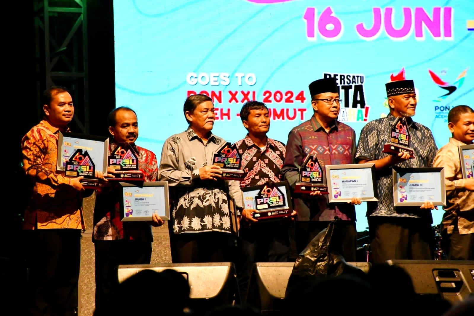 Wakil Bupati Toba Tonny M.Simanjuntak Hadiri Penutupan Pekan Raya Sumatera Utara (PRSU) ke-49.