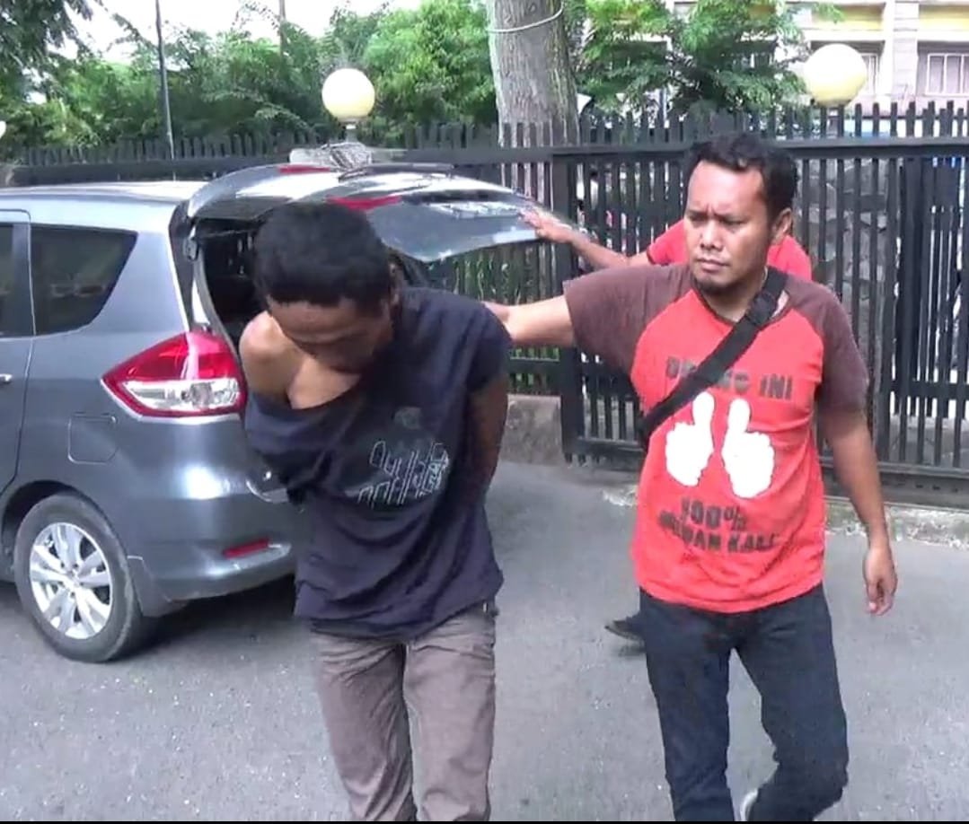 Unit Reskrim Polsek Sunggal Ciduk Juru Parkir Pelaku Perampokan HP Nene-nenek
