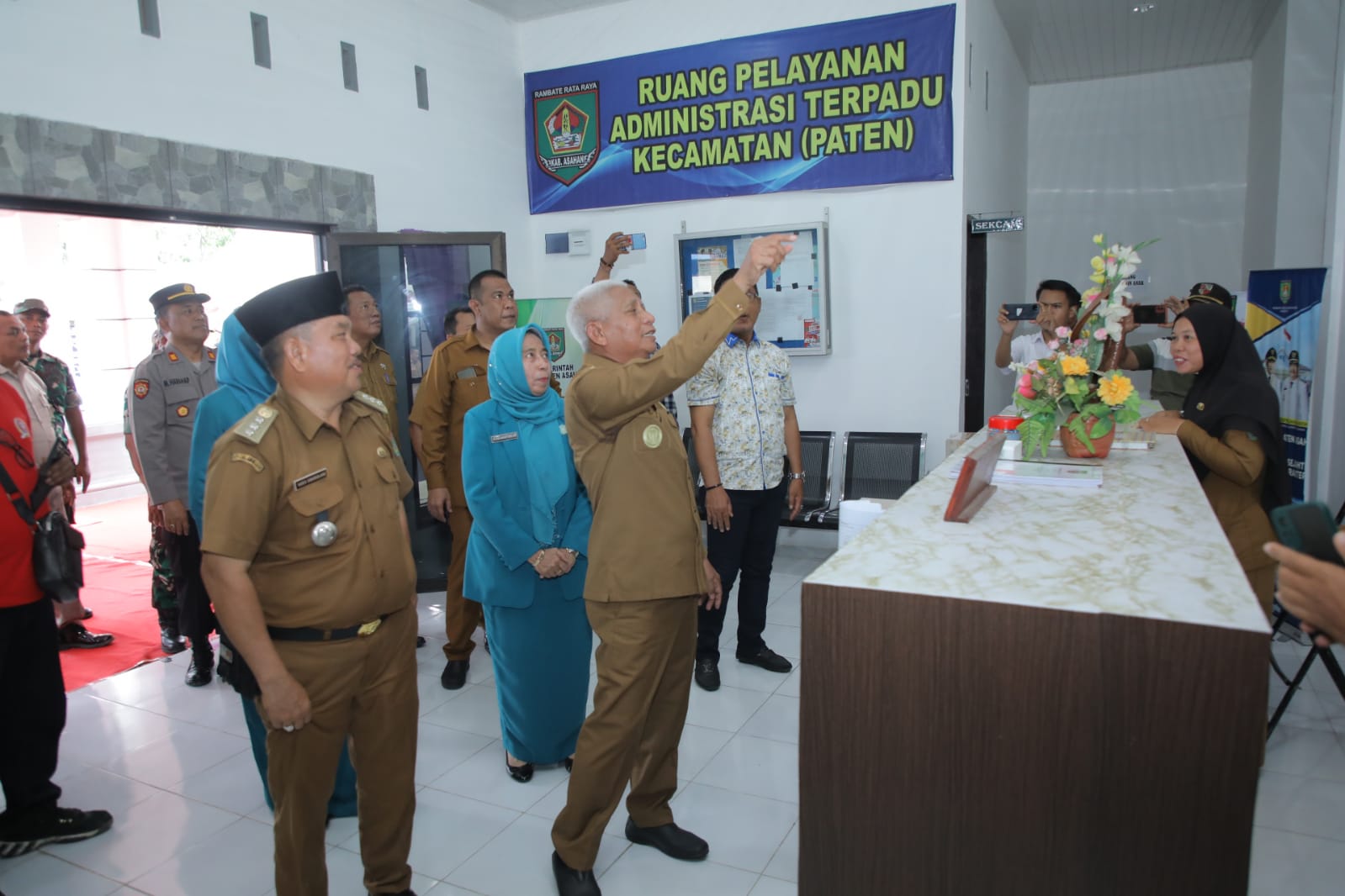 Gedung Kantor Kecamatan Pulau Rakyat di Resmikan Bupati Asahan