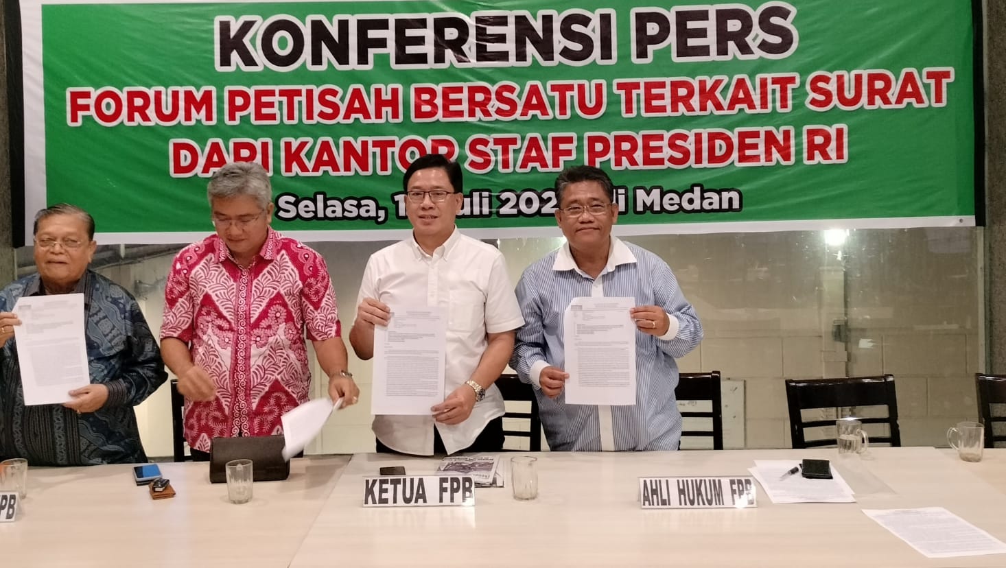 Terkait Perpanjangan HGB di Petisah Tengah, FPB Mengapresiasi Keluarnya Surat Balasan Dari KSP
