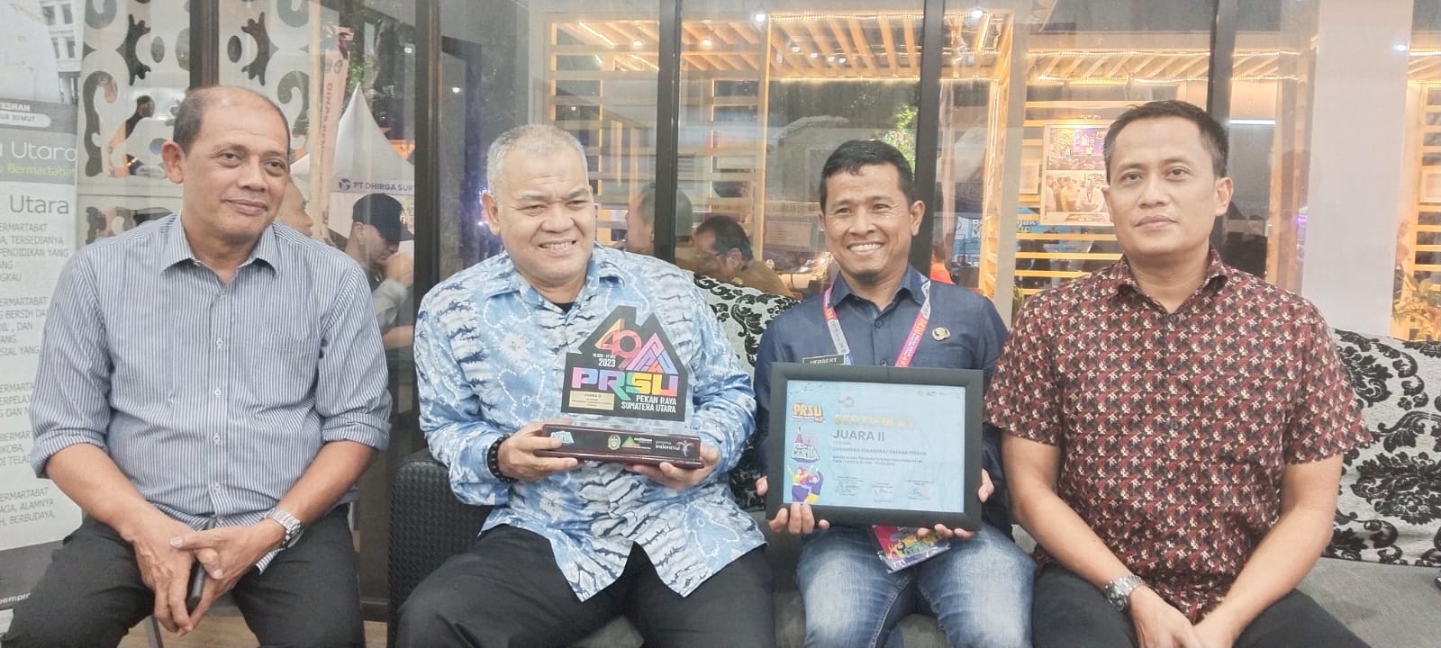 Pada PRSU ke-49, Dinas Pendidikan Sumut Juara II Kategori OPD Terbaik