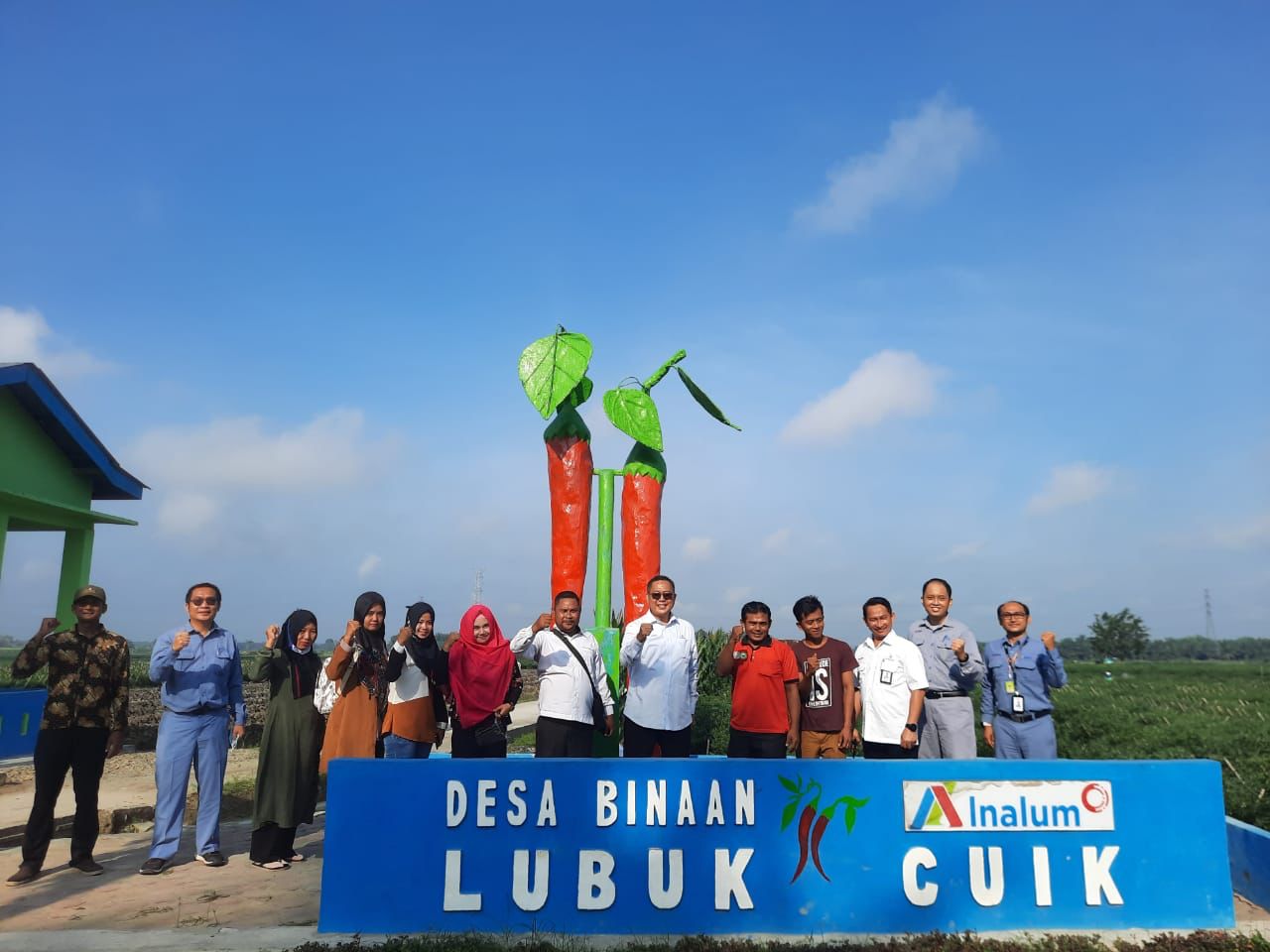 Inalum Dorong Ekonomi Desa Lumbung Cabai Sumut