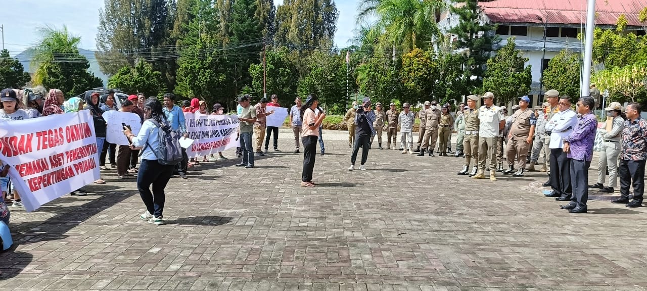 Warga Lumban Manurung Kecewa, Tuntut Realisasi Hasil Mediasi Kepada Pemkab Toba
