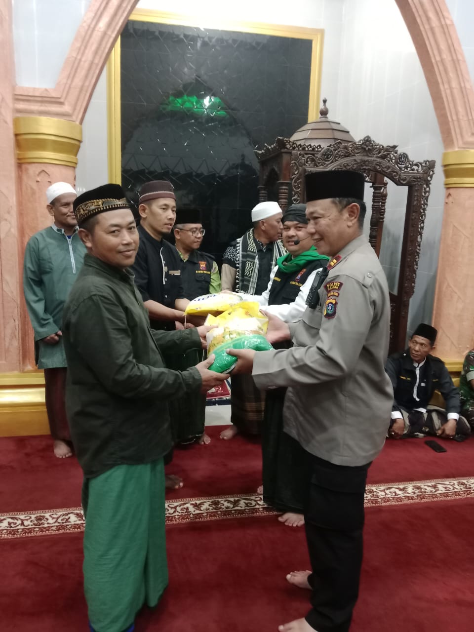 Dai Kamtibmas Asahan Laksanakan Maghrib Keliling di Masjid Annur Kelurahan Umbut Umbut
