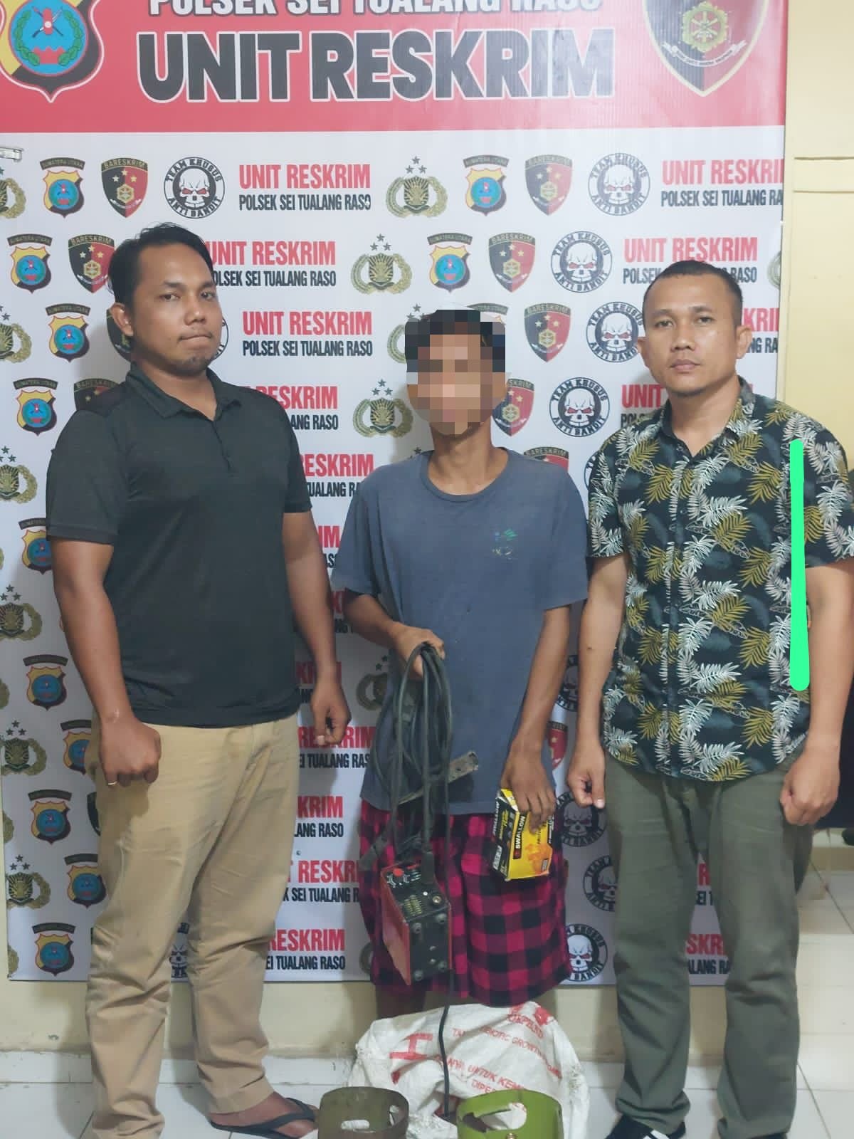 Pembobol Bengkel Warga Asal Pekanbaru Ditangkap Polisi.