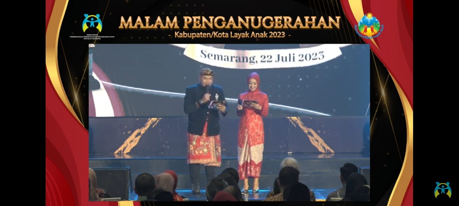 Selamat, Tapsel Raih Penghargaan KLA Tahun 2023 Kategori Madya
