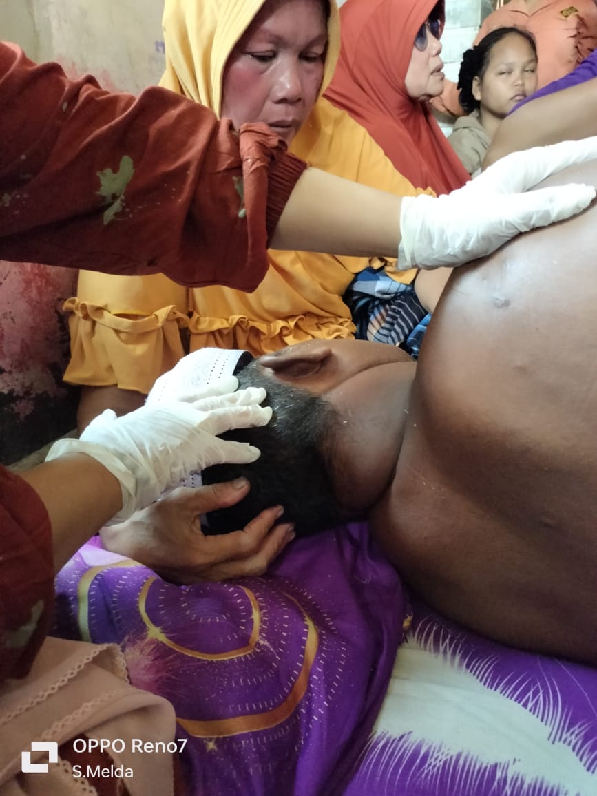 Masyarakat Desa Air Joman Baru Geger Tubuh Suardi Tergantung Dipohon Mangga